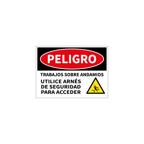 Peligro Trabajos Sobre Andamios