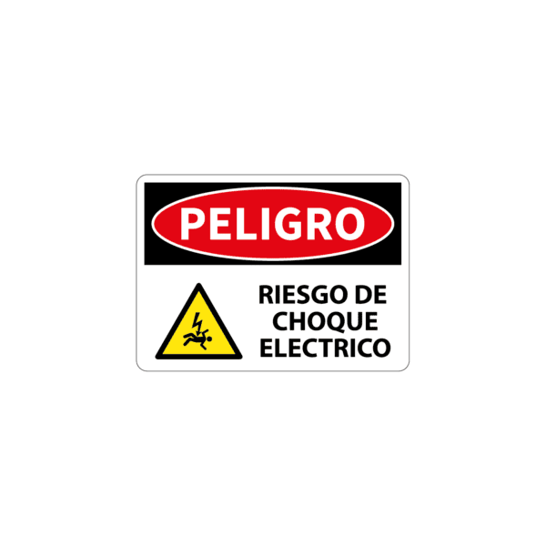 Peligro Riesgo de Choque Electrico