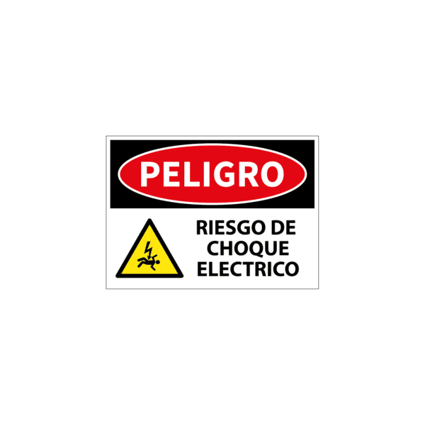 Peligro Riesgo de Choque Electrico